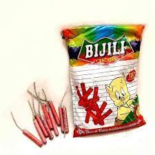 Red/ Striped Bijili (100 Pcs)